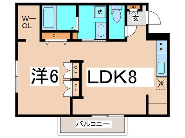 メゾン　アルシーヴの物件間取画像